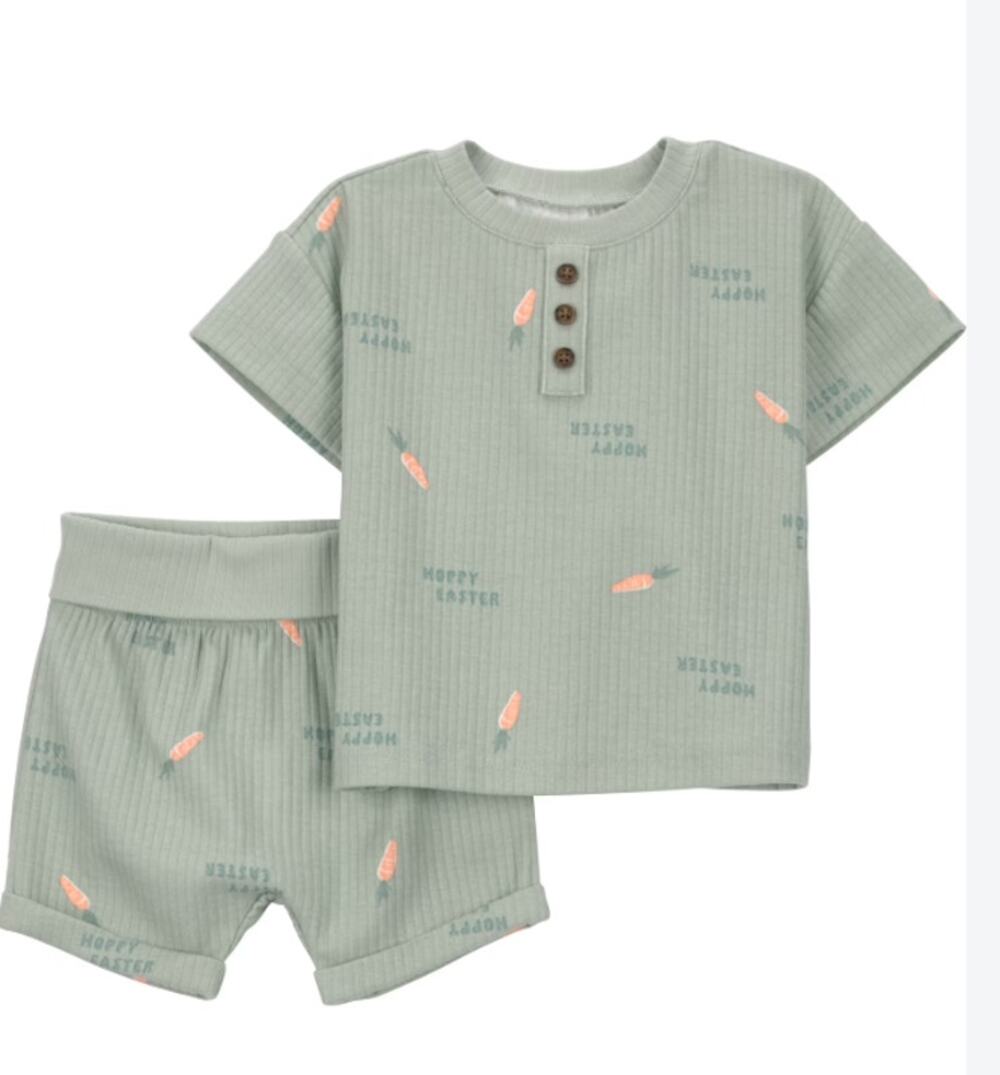 Carter's Child of Mine Baby Easter Outfit Set Sz 3-6m